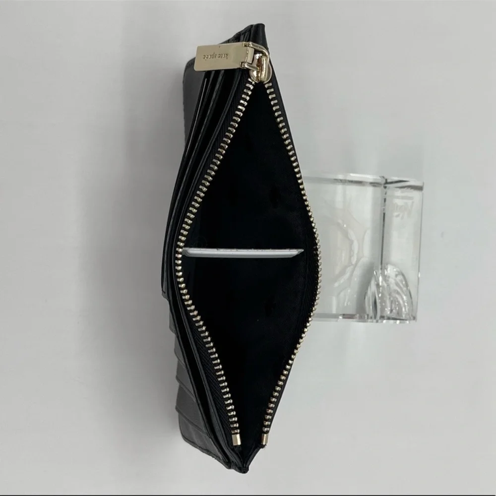 Kate Spade Slim Card Holder Wallet Black - Picture 6 of 9